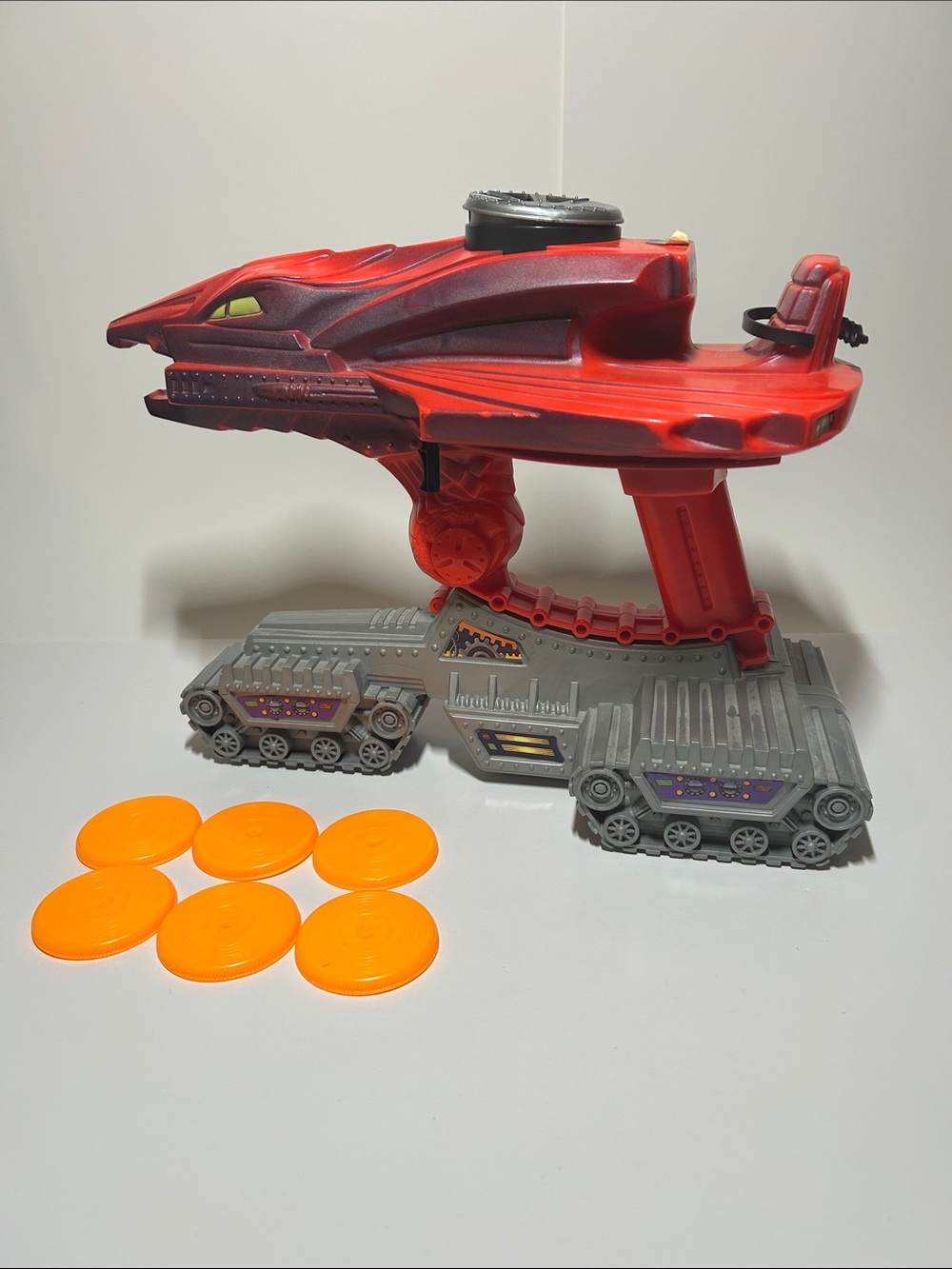 1985 He-Man Masters of the Universe Blaster Hawk Disc Launcher Vehicle Toy
